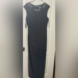 FORMAL DRESS - VINCE CAMUTO SIZE 14 DARK GRAY